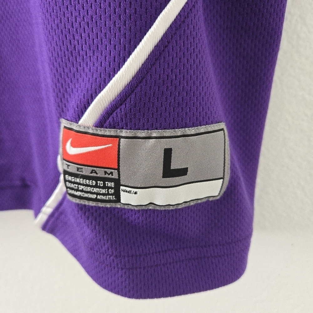 Nike Huskies #33 Basketball Jersey Sewn Purple Athletic Team Mens Large L NCAA - Picture 4 of 7